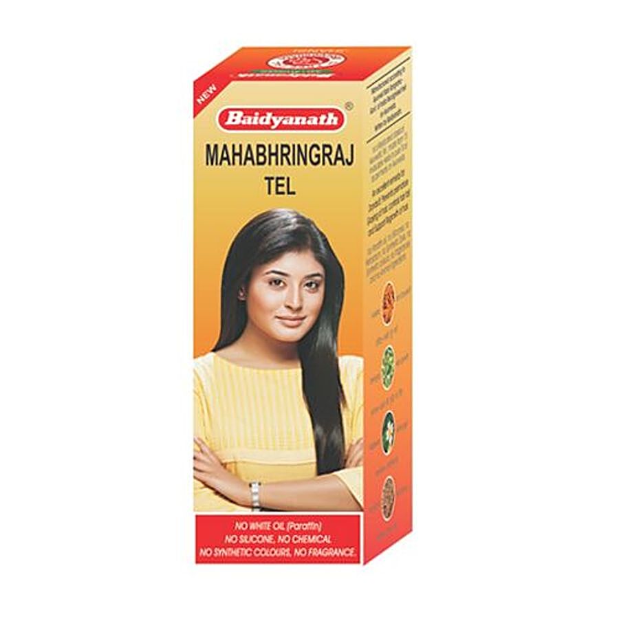 Baidyanath Mahabhringhraj Tel Hair Oil - Controls Hairfall & Dandruff