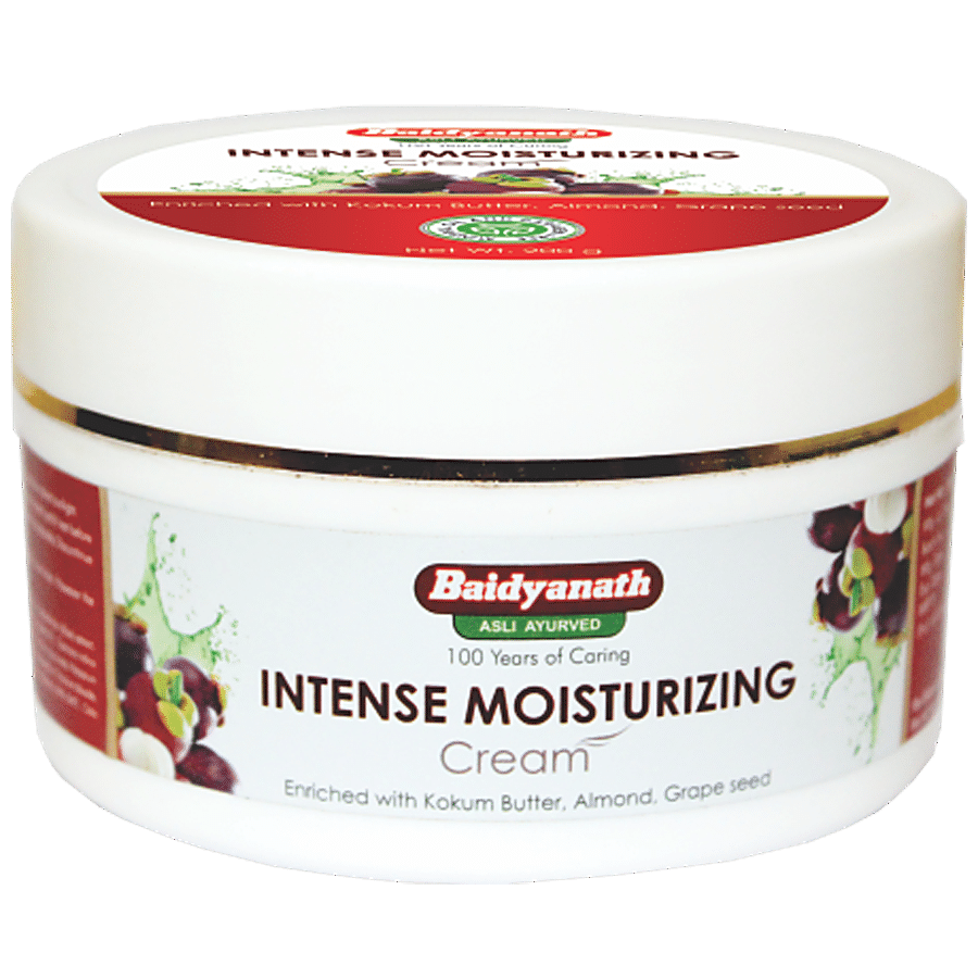 Baidyanath Nagpur Intense Moisturizing Cream - Enriched With Kokum Butter