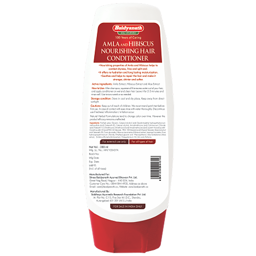 Baidyanath Nagpur Nourishing Hair Conditioner - Enriched With Amla