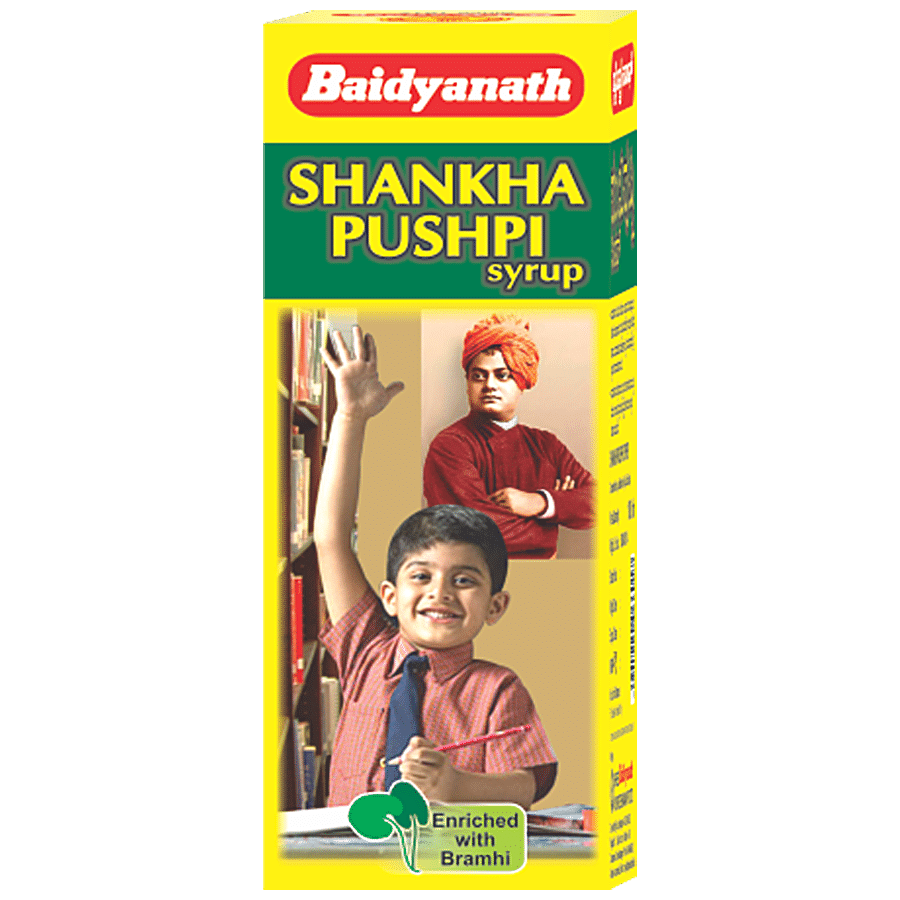 Baidyanath Shankhapushpi Syrup- Memory & Concentration Booster