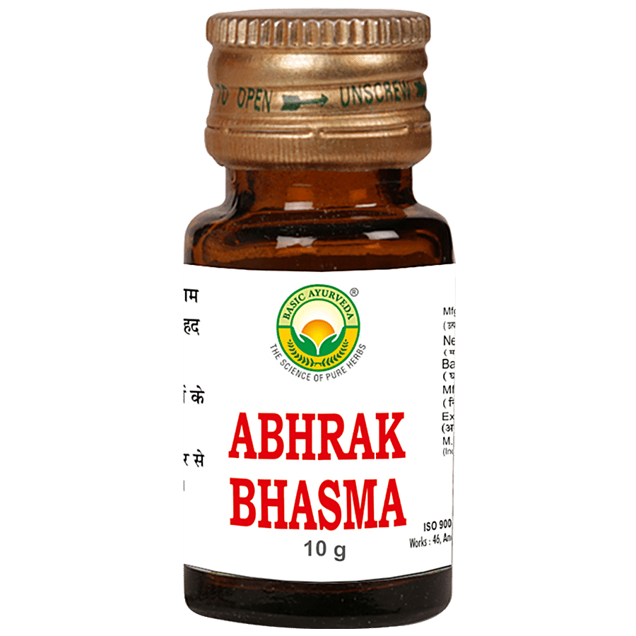 Basic Ayurveda Abhrak Bhasma - Helpful For Cold & Cough