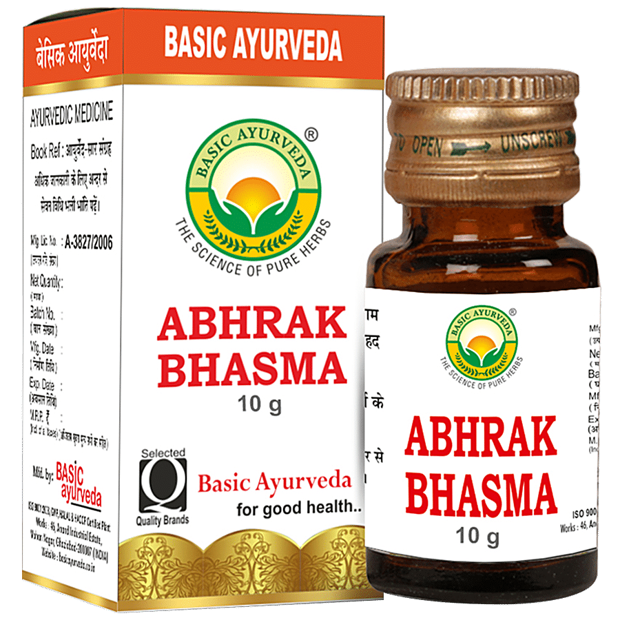 Basic Ayurveda Abhrak Bhasma - Helpful For Cold & Cough