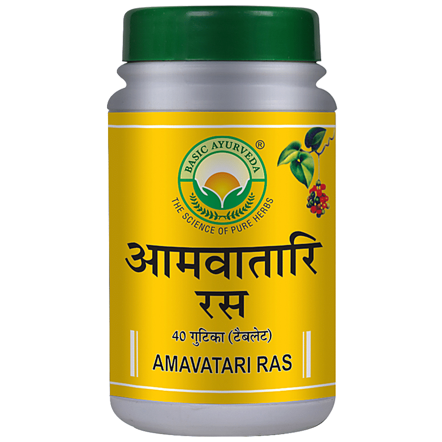 Basic Ayurveda Amavatari Ras Tablets - Joint Inflammation & Wound Healing