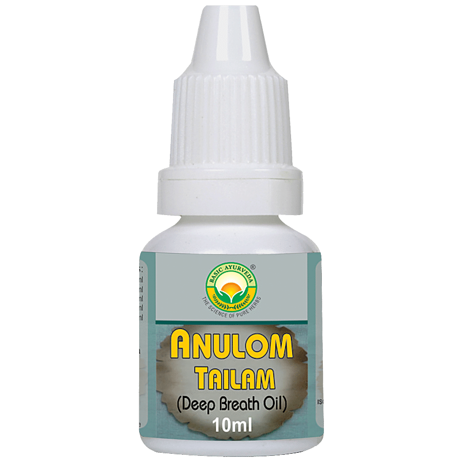 Basic Ayurveda Anulom Tailam - Deep Breath Oil