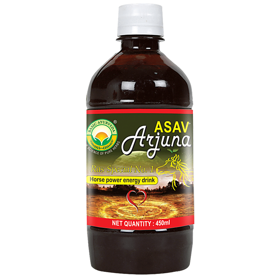 Basic Ayurveda Asav Arjuna Ras Special No.1 -  Increases Body Strength