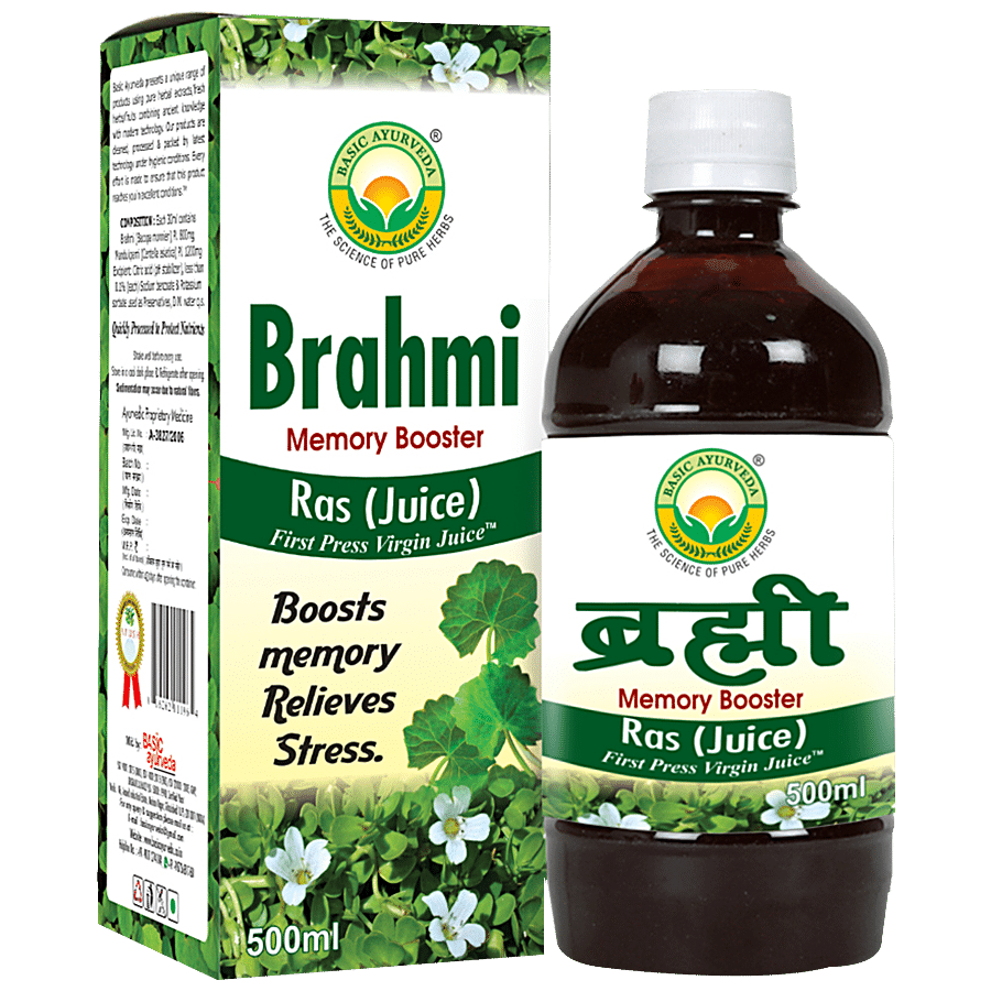 Basic Ayurveda Brahmi Ras Juice - Memory Booster