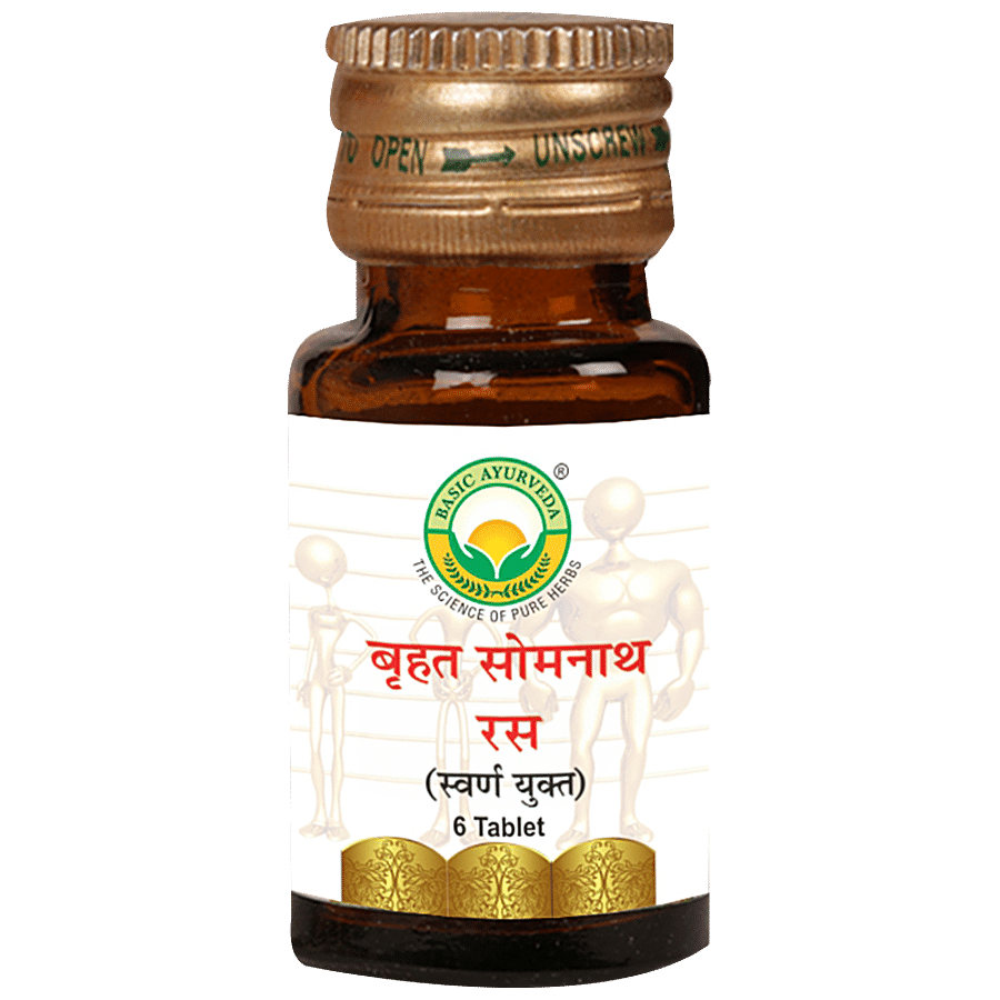 Basic Ayurveda Brihat Somnath Ras Tablets - For Women