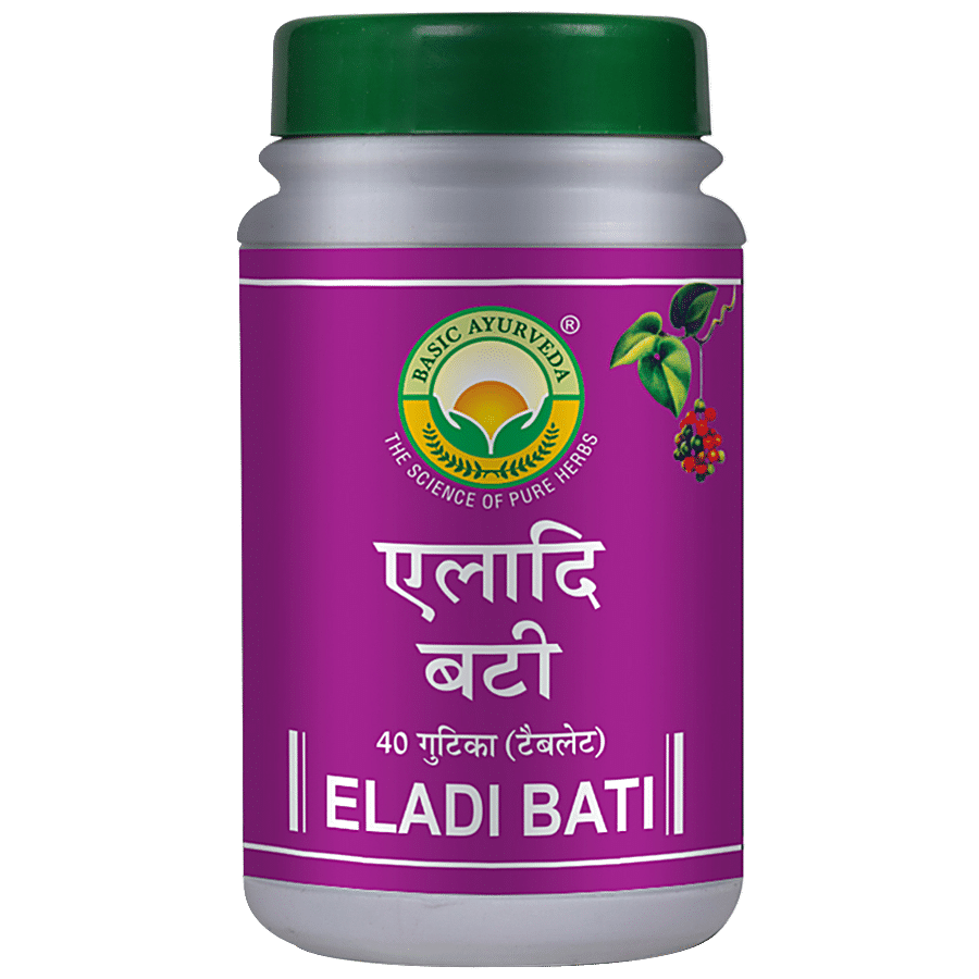 Basic Ayurveda Eladi Bati - For Cough