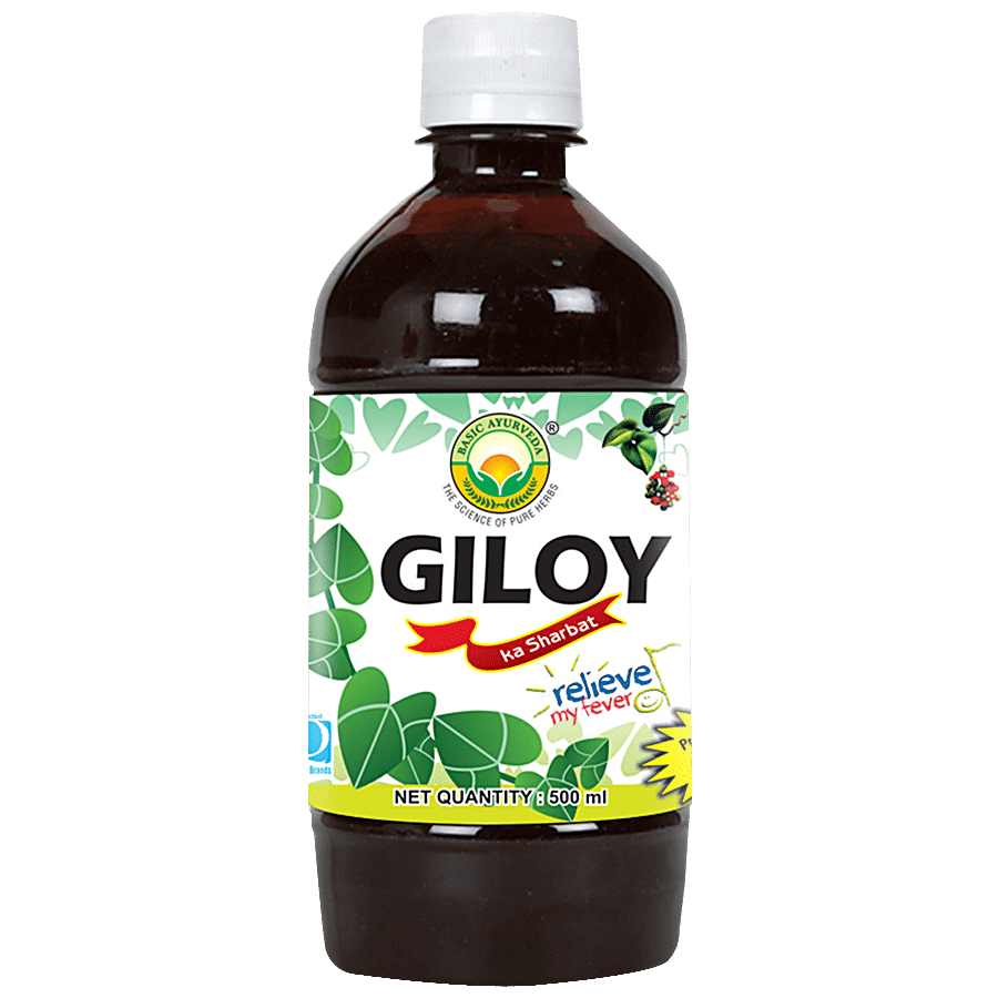 Basic Ayurveda Giloy Ka Sharbat Syrup - Destressing