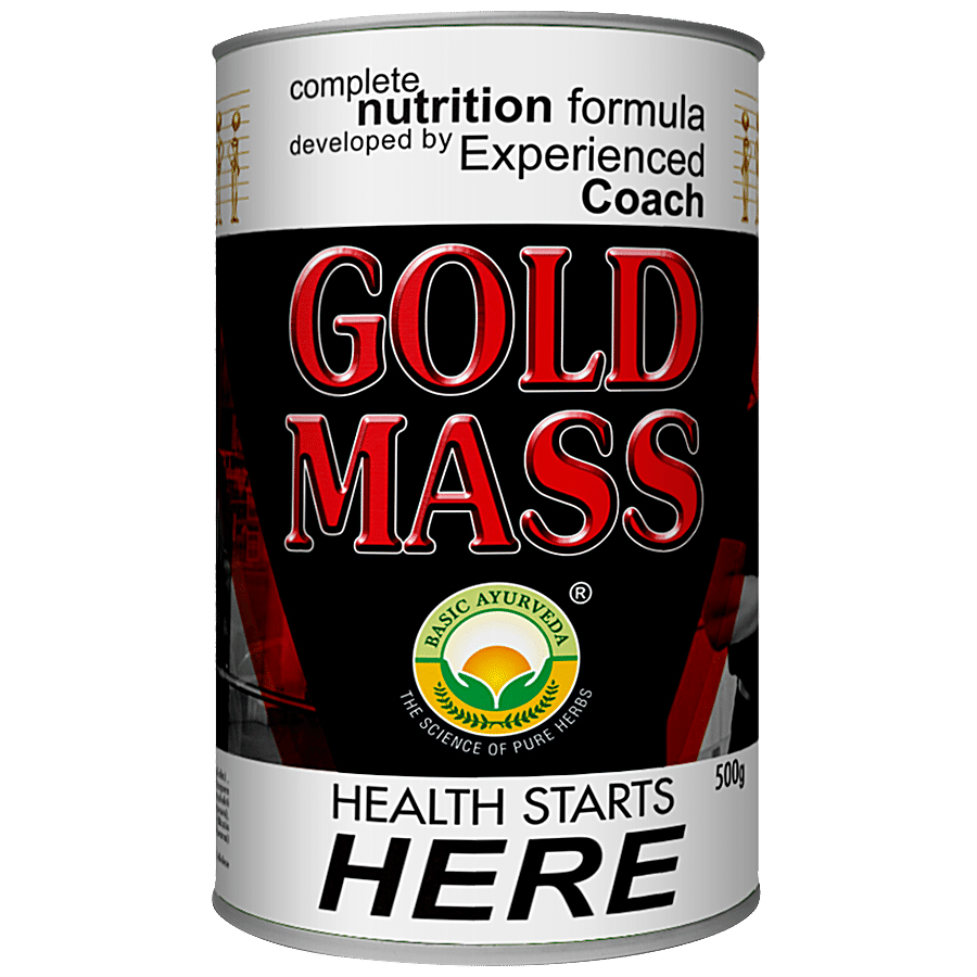 Basic Ayurveda Gold Mass Powder - Weight Gainer