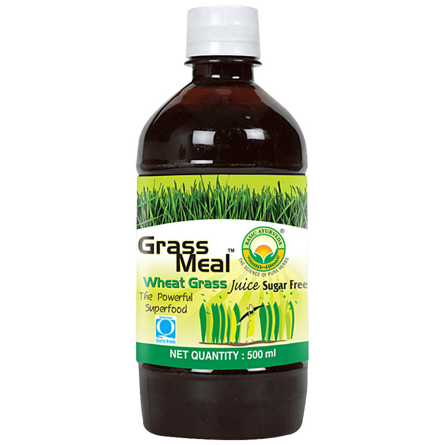 Basic Ayurveda Grass Meal/Wheat Grass Juice - Organic Herbal Juice