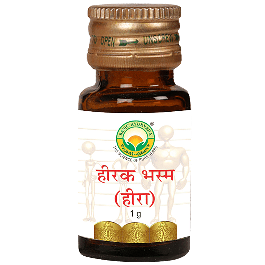 Basic Ayurveda Heerak Bhasma / Heera - Helps Fight Infection