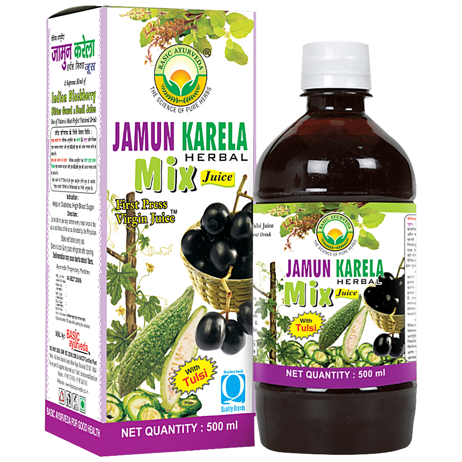 Basic Ayurveda Jamun Karela Herbal Mix - Organic