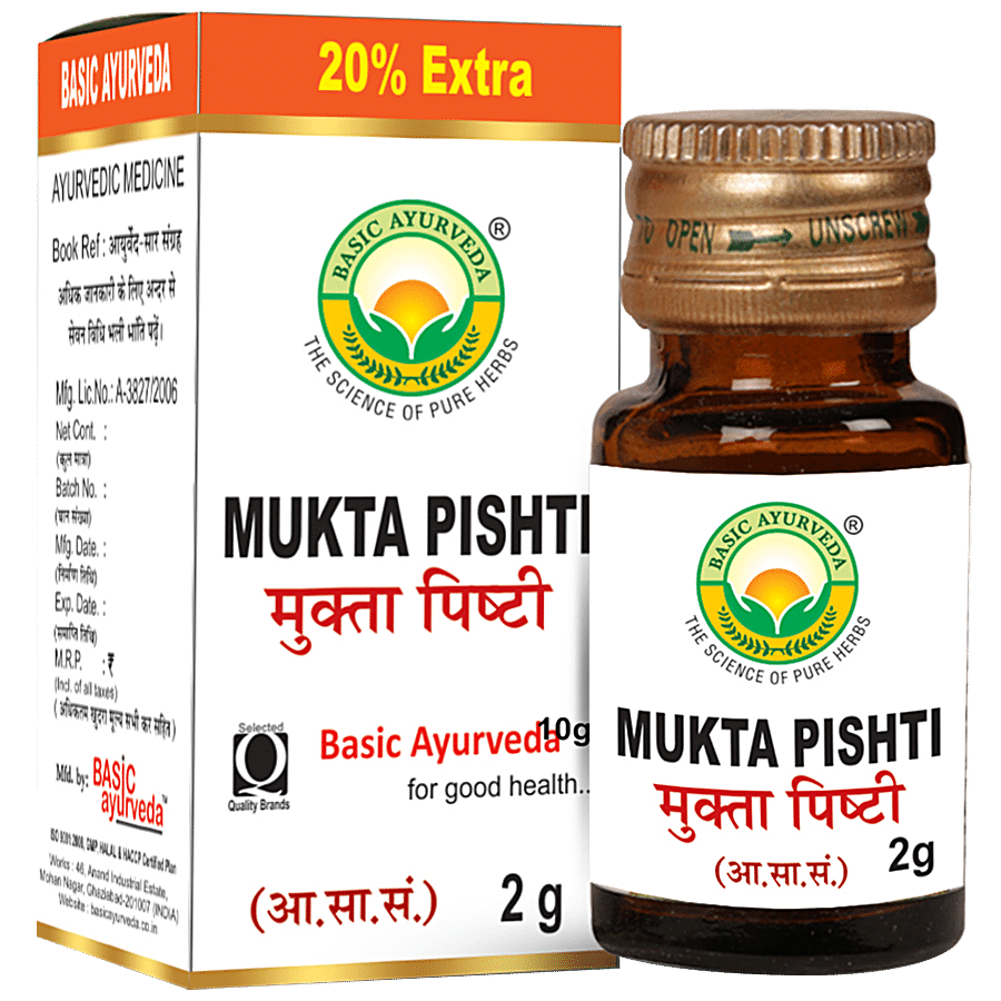 Basic Ayurveda Mukta Moti Pishti - For Cardiac Health