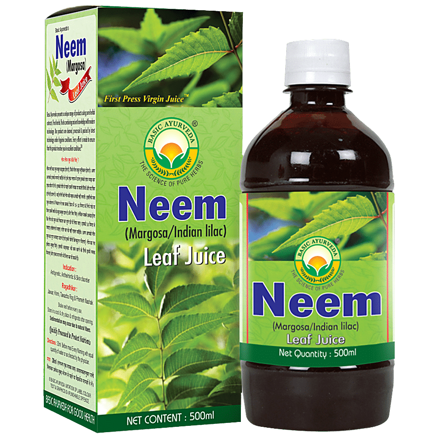 Basic Ayurveda Neem Leaf Juice - Organic