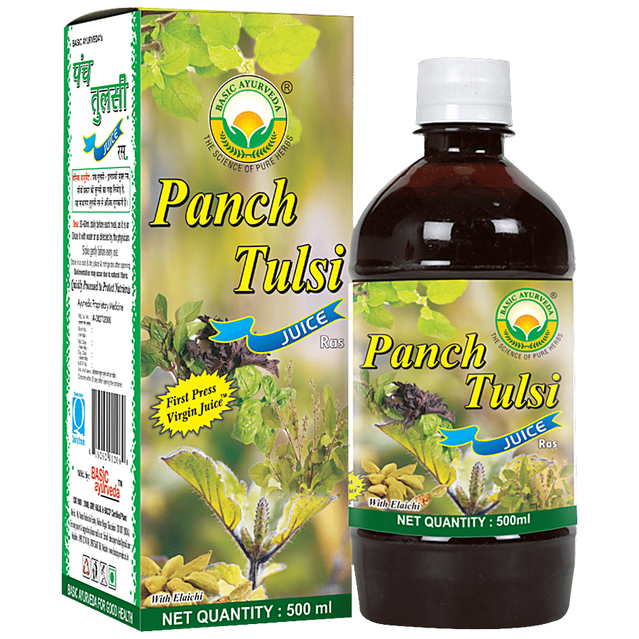 Basic Ayurveda Panch Tulsi Juice - Organic Herbal