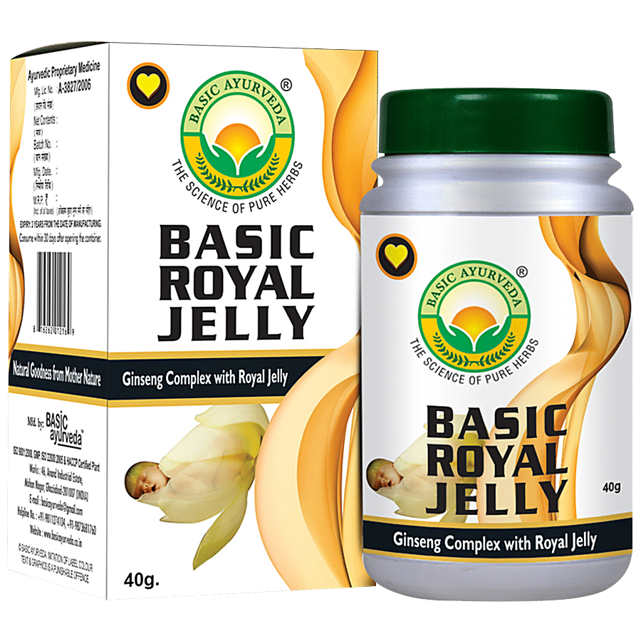 Basic Ayurveda Royal Jelly - With Ginseng