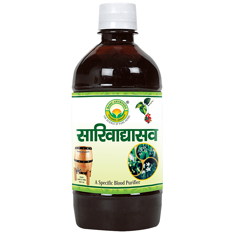 Basic Ayurveda Sarivadhyasava Syrup - Maintain Diabetes