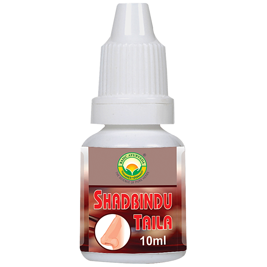 Basic Ayurveda Shadbindu Taila - For Nasal Congestion