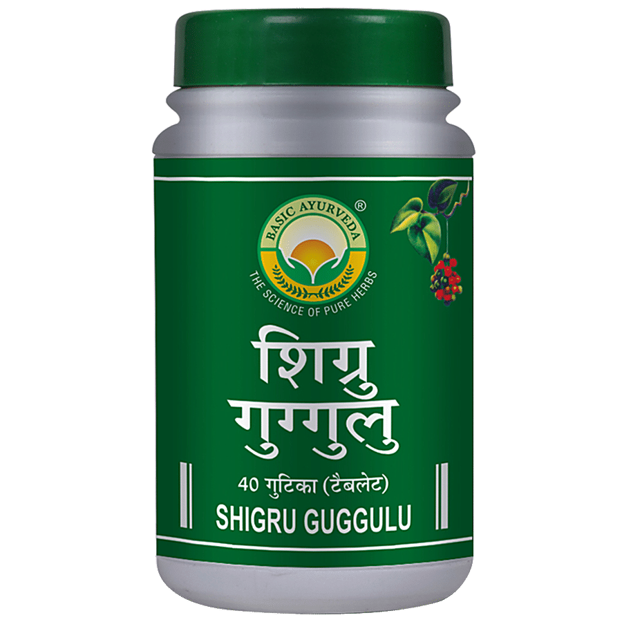 Basic Ayurveda Shigru Guggulu Tablets - Relieves Joints Inflammation