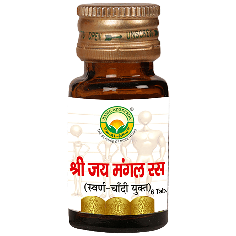 Basic Ayurveda Shri Jai Mangal Ras Tablets - For Immunity Against Viral Infections