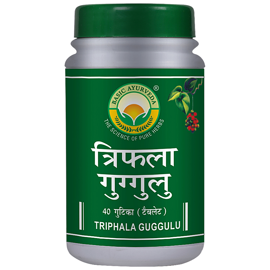 Basic Ayurveda Triphala Guggulu - For Constipation