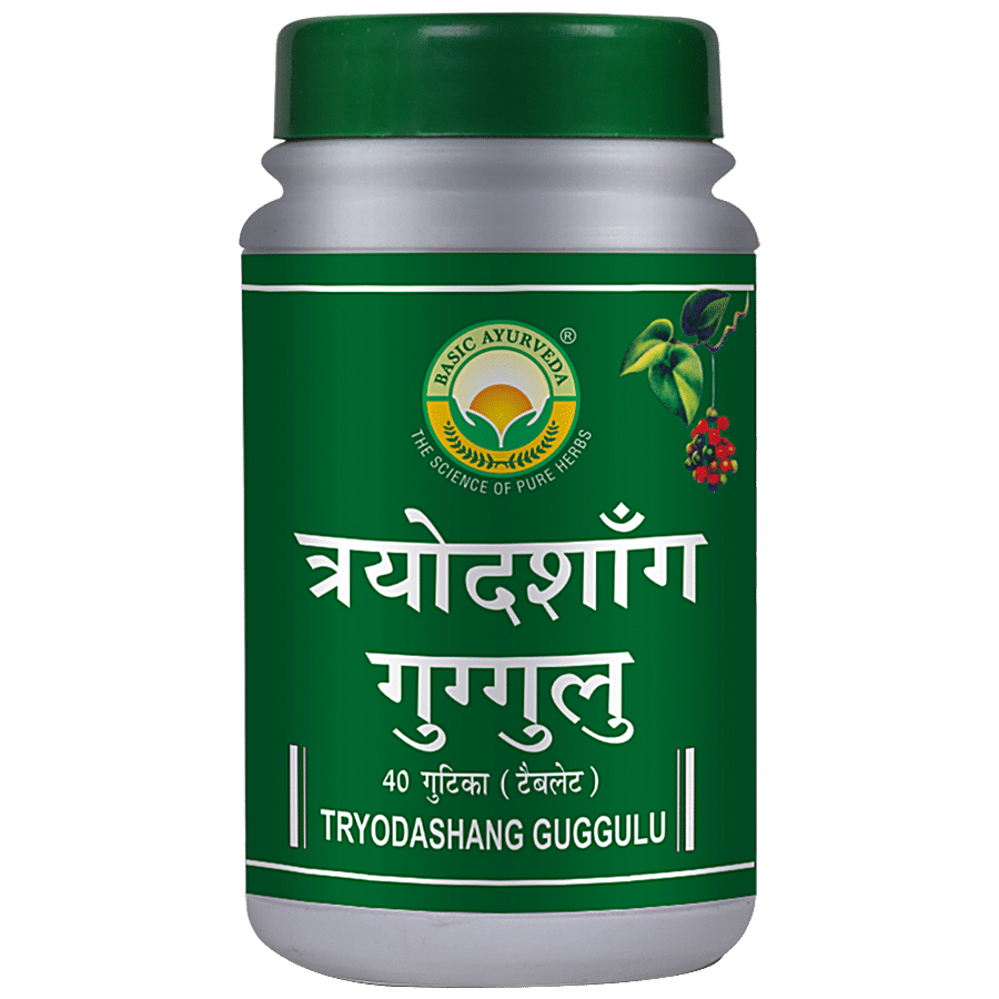 Basic Ayurveda Tryodashang Guggulu - For Joint Pain & Nervous Disorder