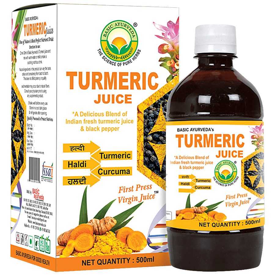 Basic Ayurveda Turmeric Juice - Organic Herbal