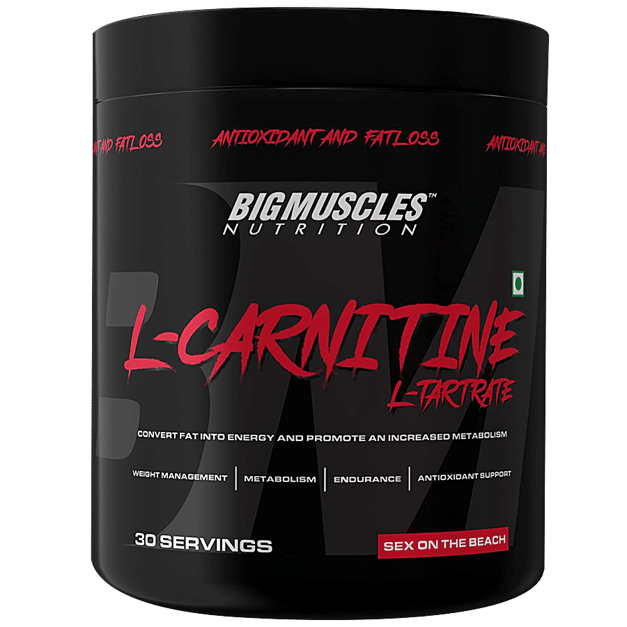 Bigmuscles Nutrition L-Carnitine L-Tartrate Powder - Sex On The Beach