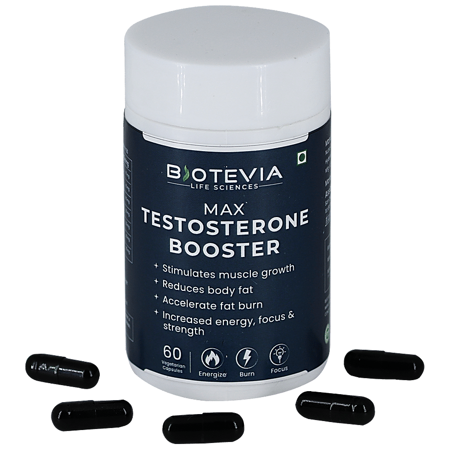 Biotevia Testosterone Booster Capsules for Men