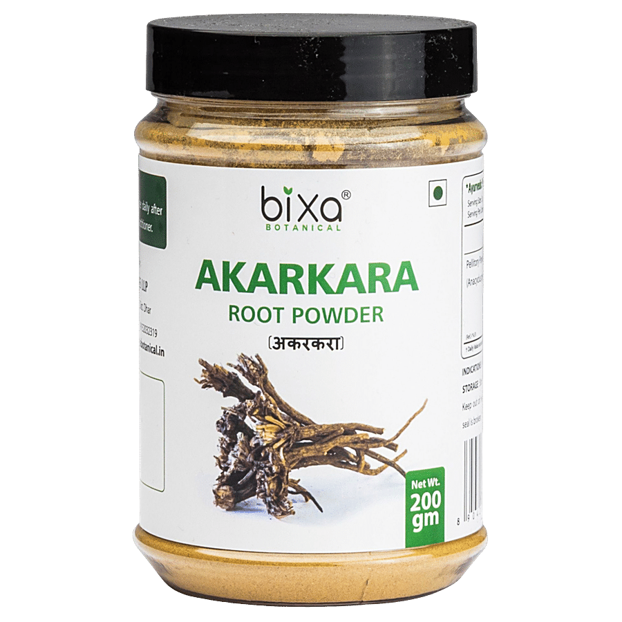 Bixa Botanical Akarkara Root Powder - Supports Oral Salivary & Dental health