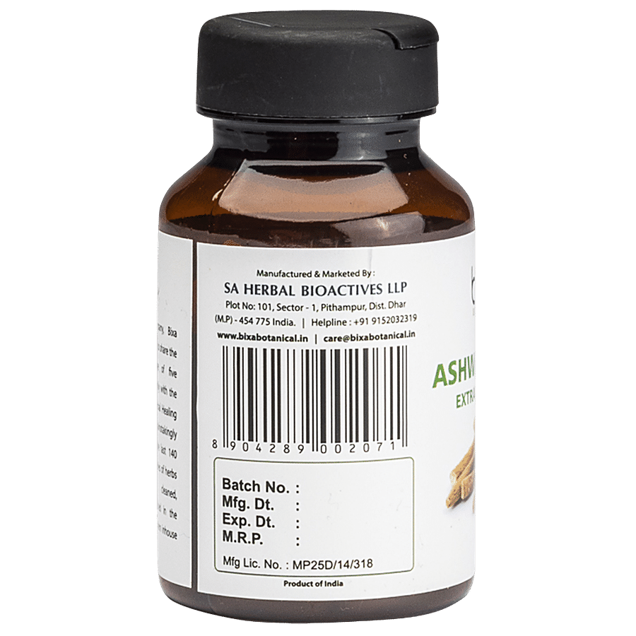 Bixa Botanical Ashwagandha Extract - 2.5% Withanolides