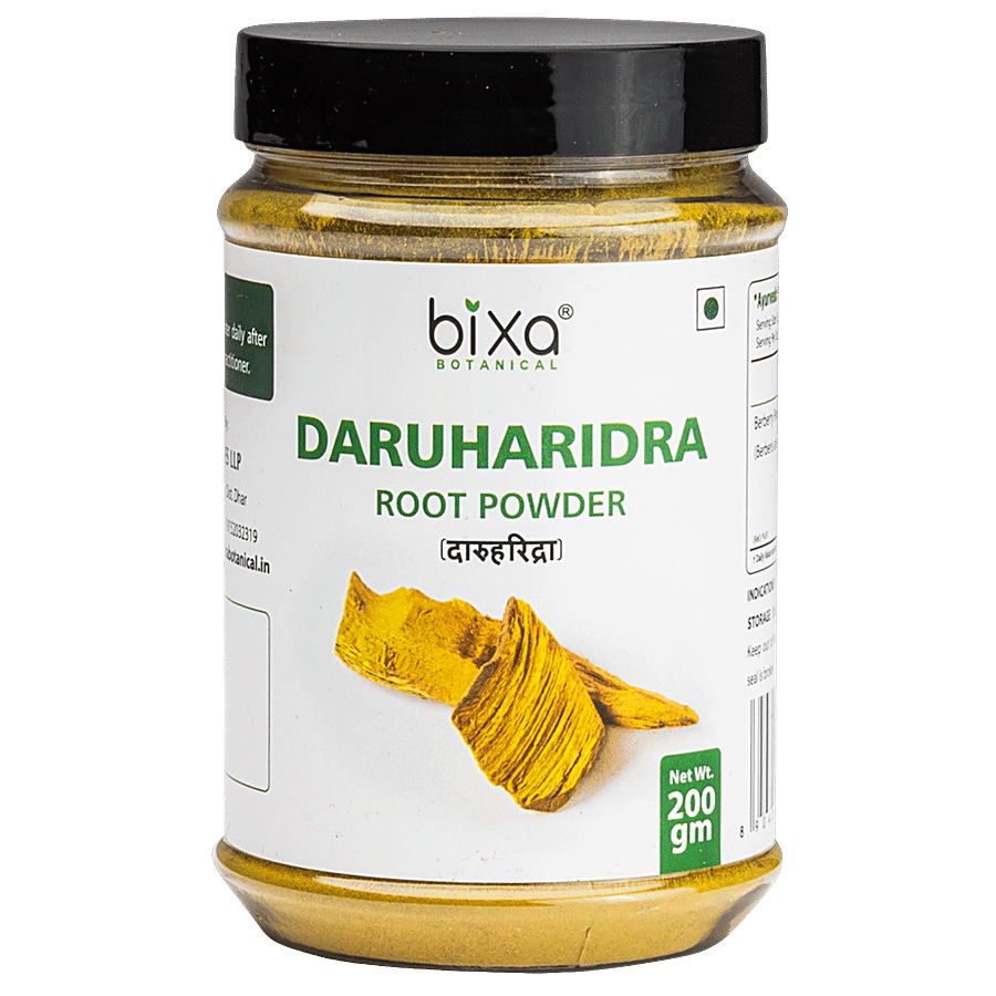 Bixa Botanical Daruharidra Root Powder - Promotes Cardio-vascular Health & Blood Circulation