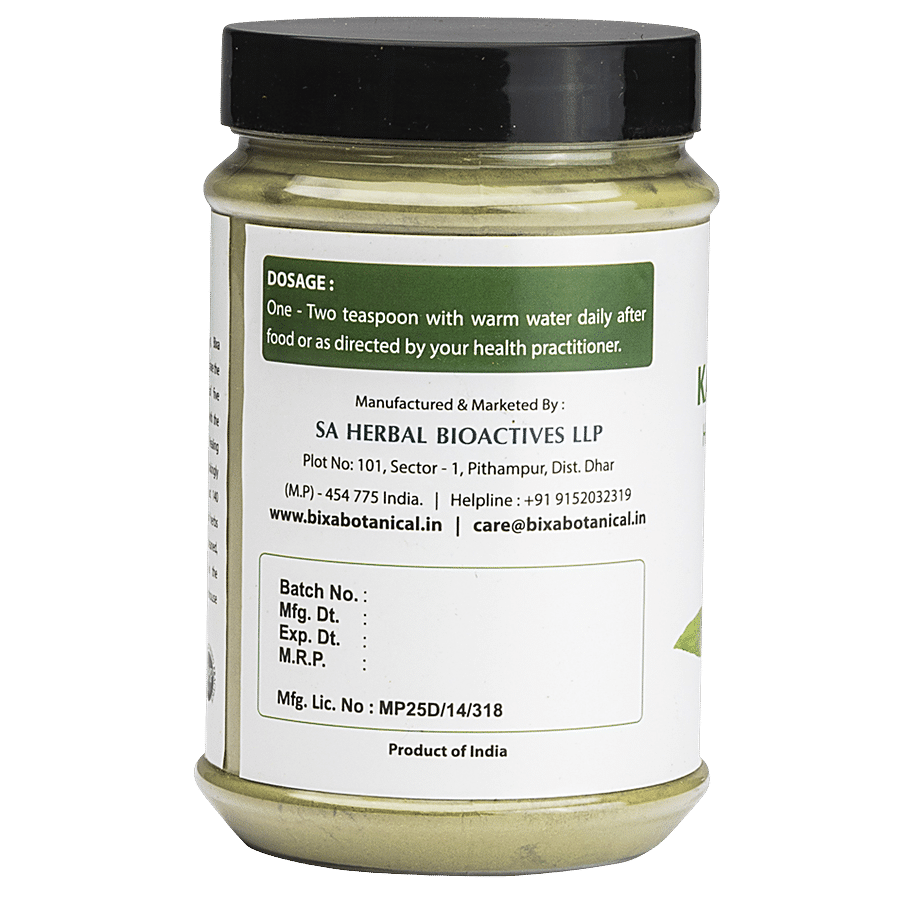 Bixa Botanical Kalmegh Herb Powder - Supports As Natural Liver Tonic