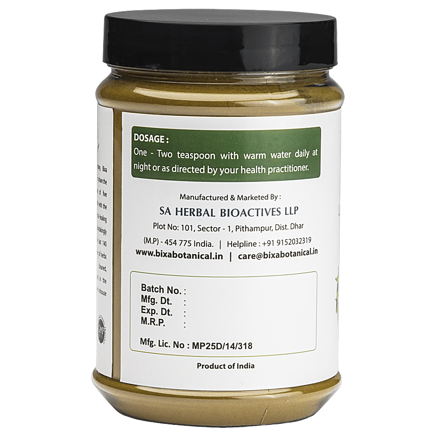 Bixa Botanical Senna Leaves Powder - Supports Laxative & Intestinal Purgation Response