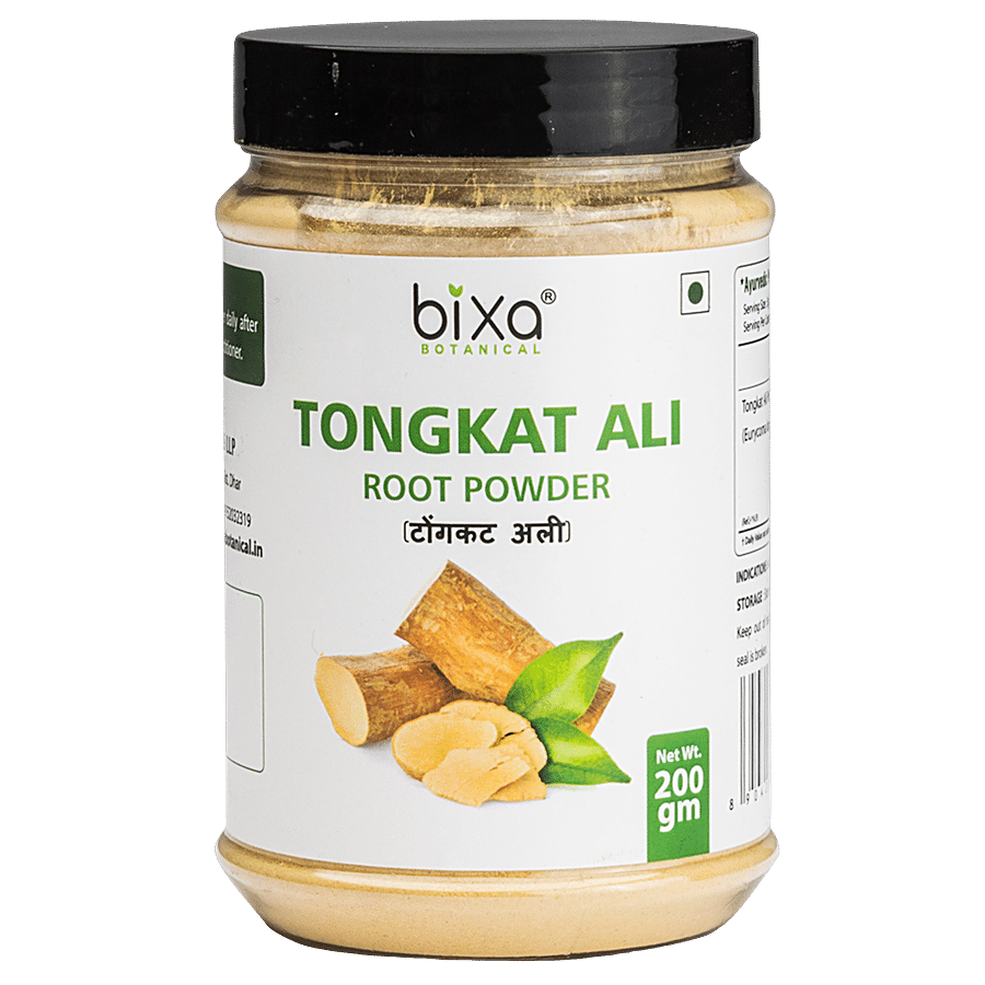 Bixa Botanical Tongkat Ali Root Powder - Supports Testosterone & Overall Energy Boost