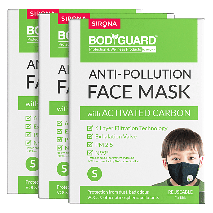 Bodyguard Cotton Reuseable Mask (Black