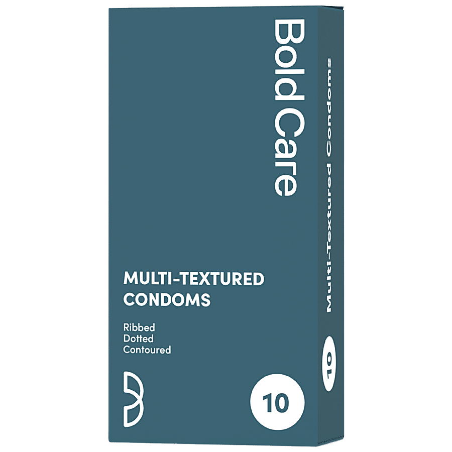 Bold Care Multi-Textured Condoms - Dotted