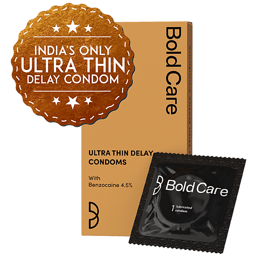 Bold Care Ultra-Thin Delay Condoms - Skin-Friendly