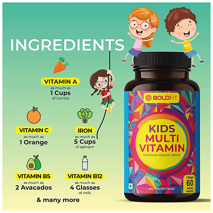 Boldfit Multivitamin Jelly - For Kids