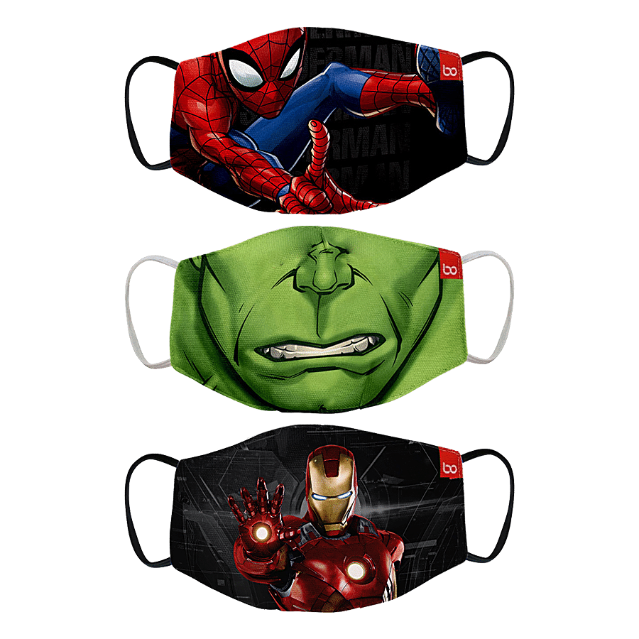 Bonorganik Face Mask For Kids - Mighty Avengers