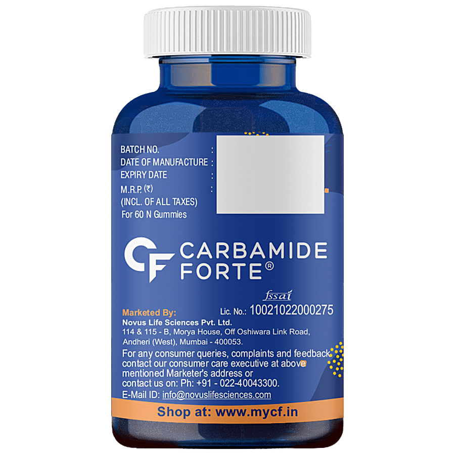 Carbamide Forte Ashwagandha Extract With Vitamin D Gummies - Mixed Fruit Flavour