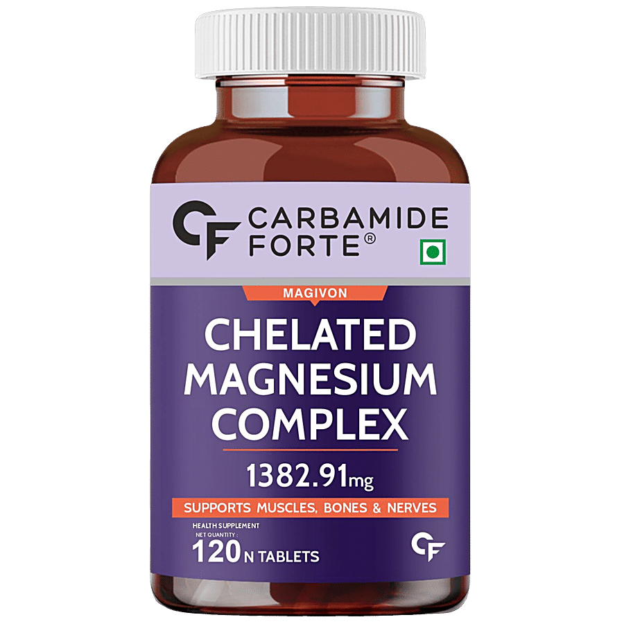 Carbamide Forte Chelated Magnesium Glycinate Citrate Supplement - 1648.34 Mg