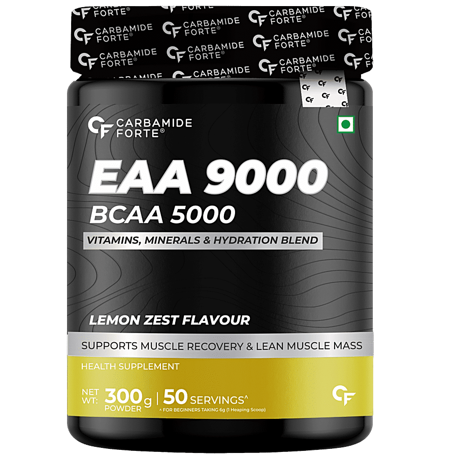 Carbamide Forte EAA 9000 BCAA 5000 Powder - Lemon Zesty