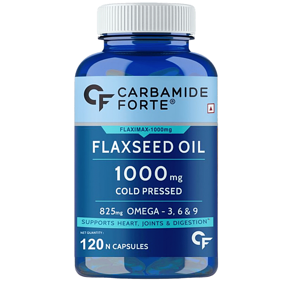 Carbamide Forte Flaxseed Oil 1000mg Omega 3