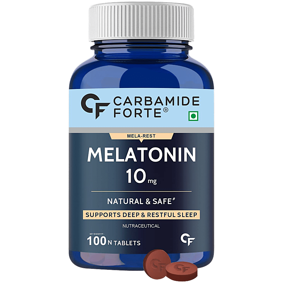 Carbamide Forte Melatonin 10mg Vegetarian Tablets - Sleeping Aid