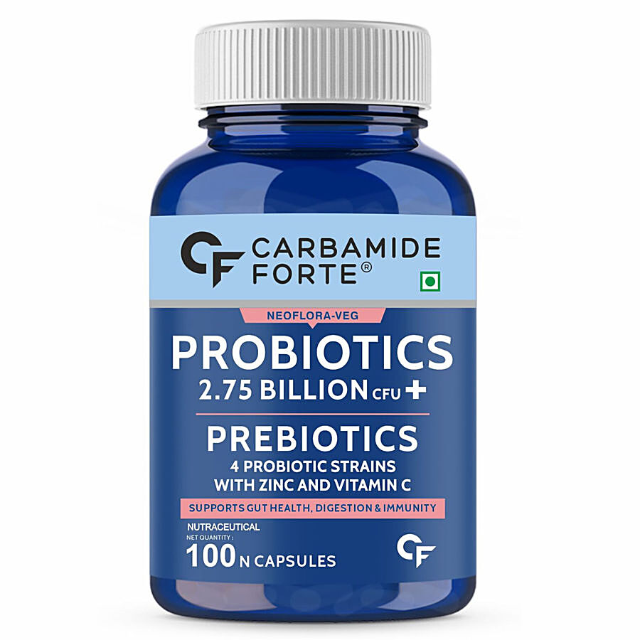 Carbamide Forte Probiotics 100mg 2.75 Billion Vegetarian Tablets - For Gut Health