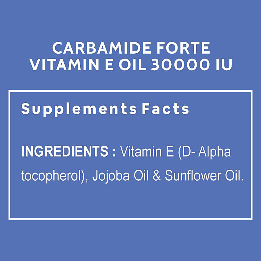 Carbamide Forte Vitamin E Oil 30000 IU - 100% Natural