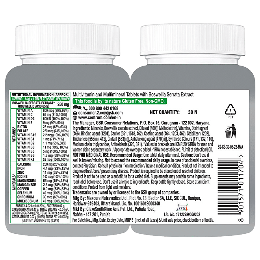 Centrum Adults 50+ With Calcium