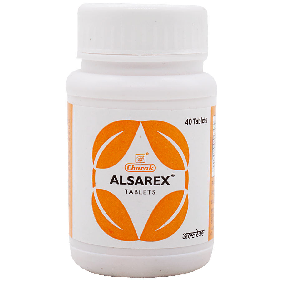 Charak ALSAREX Tablets - A Comprehensive Remedy For Acid Peptic Disorders